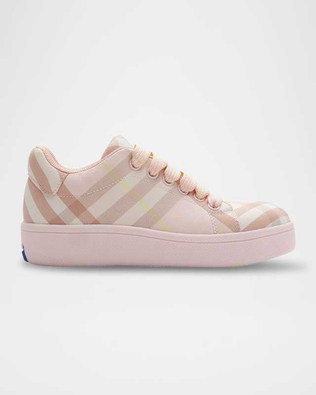 Girl's Cambridge Check Sneakers, Toddlers/Kids